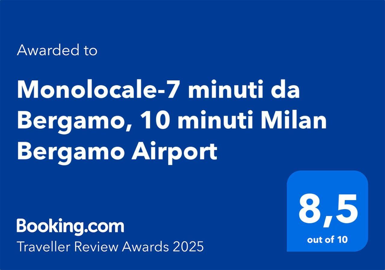 Ferienwohnung Monolocale-7 Minuti Da Bergamo, 10 Minuti Milan Bergamo Airport Gorle Exterior foto